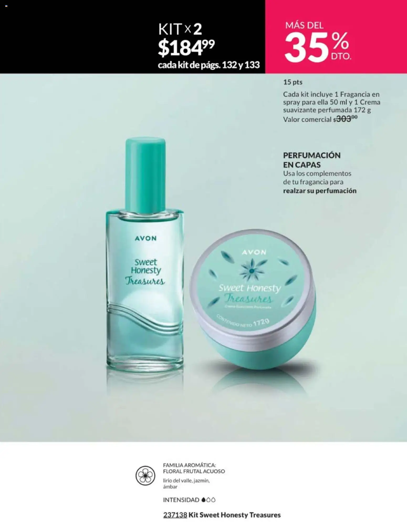 Nuevas ofertas de AVON válidas en toda la República Mexicana desde el 30.01.2026. ¡Encuentra las mejores ofertas en AVON campaña 3 2026! | Página: 127 | Productos: Crema, Suavizante, Fragancia