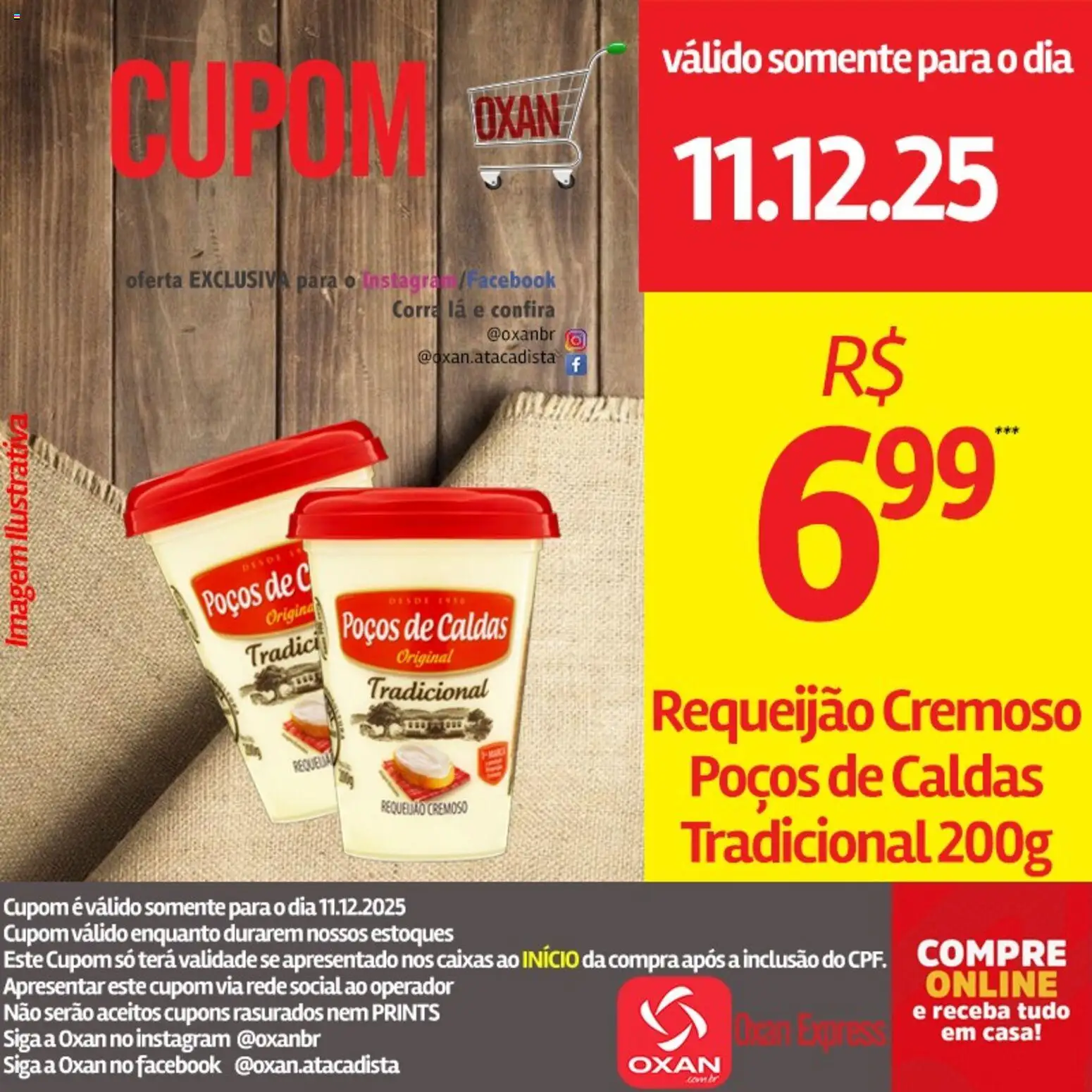 Oxan Atacadista Folheto - válido de 11.12.2025 | Página: 15 | Produtos: Requeijão