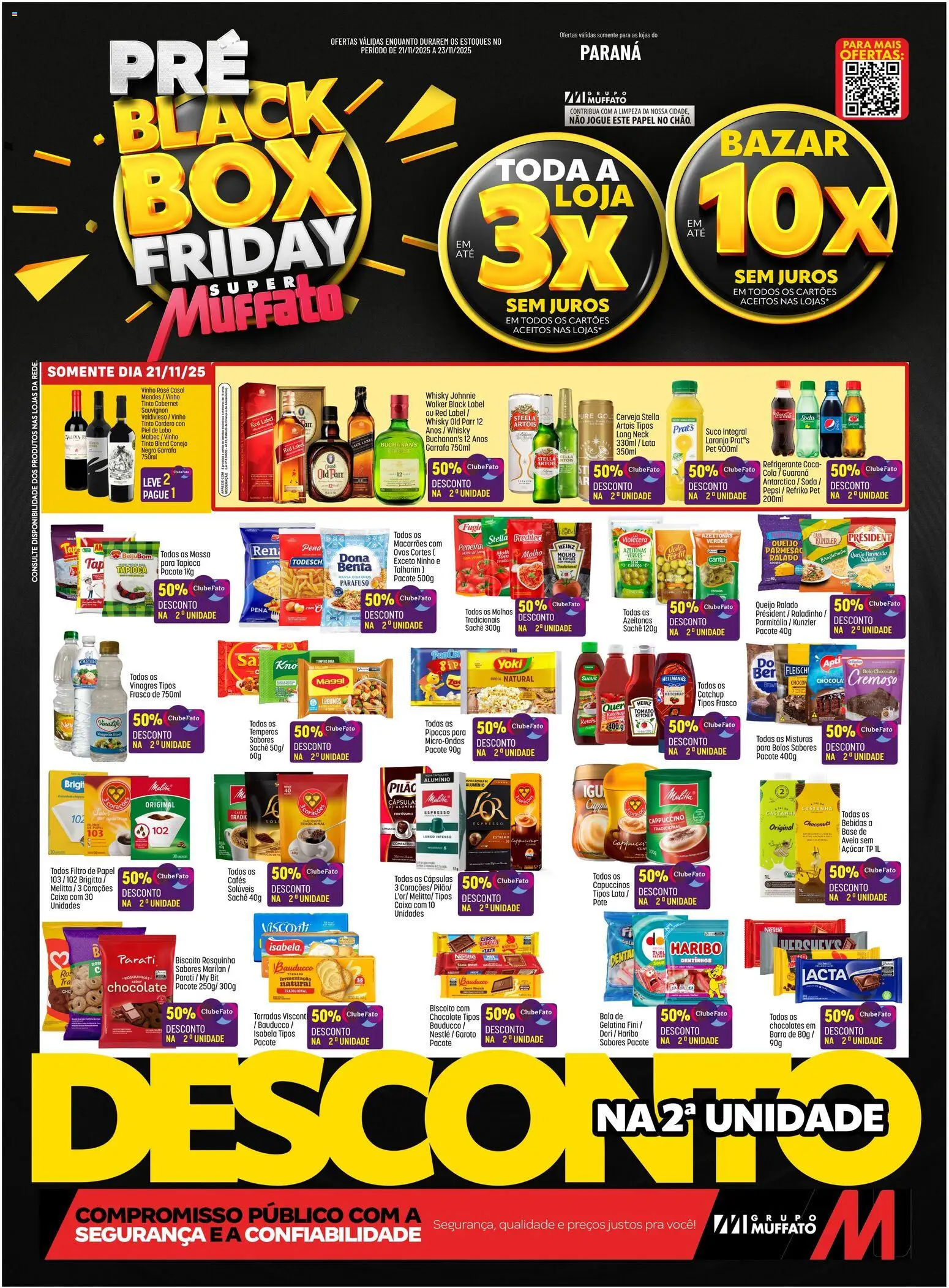 Super Muffato Folheto - válido de 21.11.2025 | Página: 1 | Produtos: Filtro de papel, Queijo, Ovos, Refrigerante