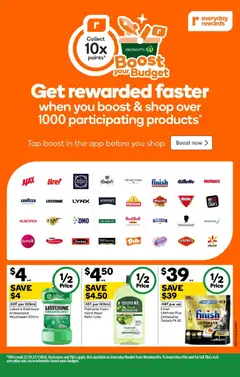 Preview of Weekly catalogue Woolworths 07/01 - valid from 07.01.2026 | Page: 35 | Products: Mouthwash, Lime, Dishwasher, Tablets