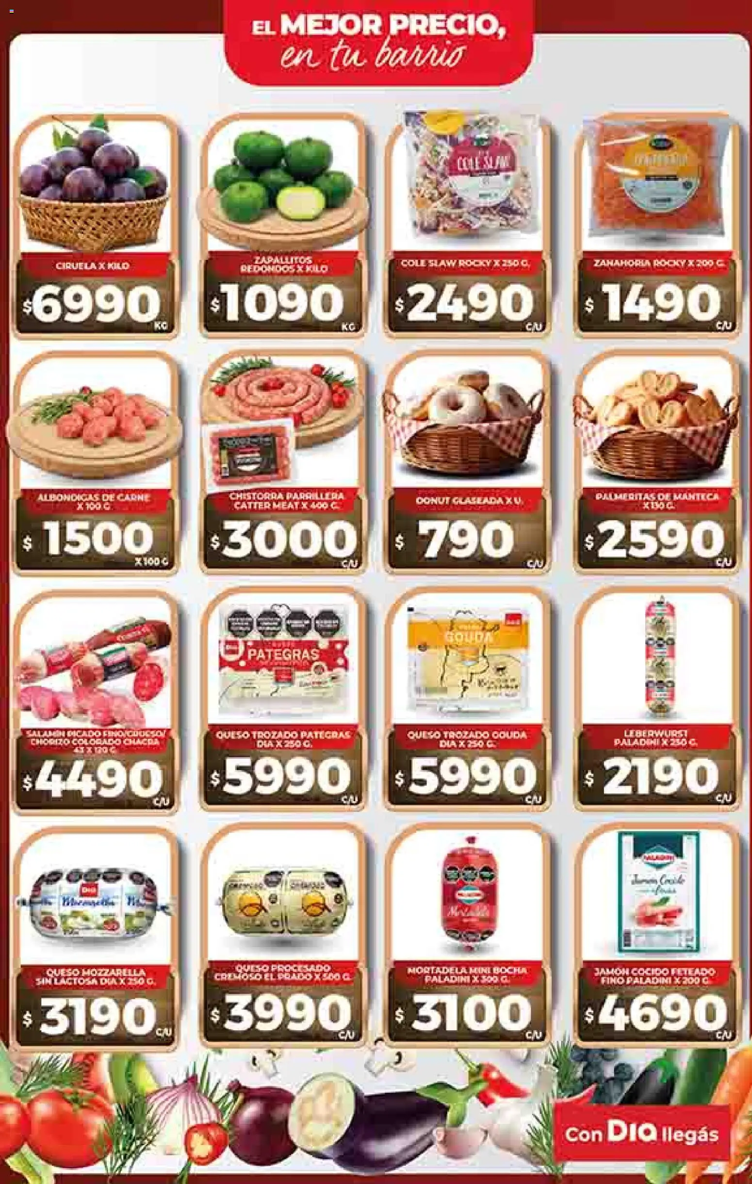 Dia - Ofertas - Salta y Jujuy │ válido desde el 14.01.2026 | Página: 6 | Productos: Jamón cocido, Mortadela, Queso, Jamón