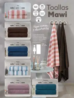 Vista previa de Vianney catálogo Chavos, nuevo folleto de la tienda, válido en México a partir del 23.01.2026 | Página: 153 | Productos: Toallas, Baño