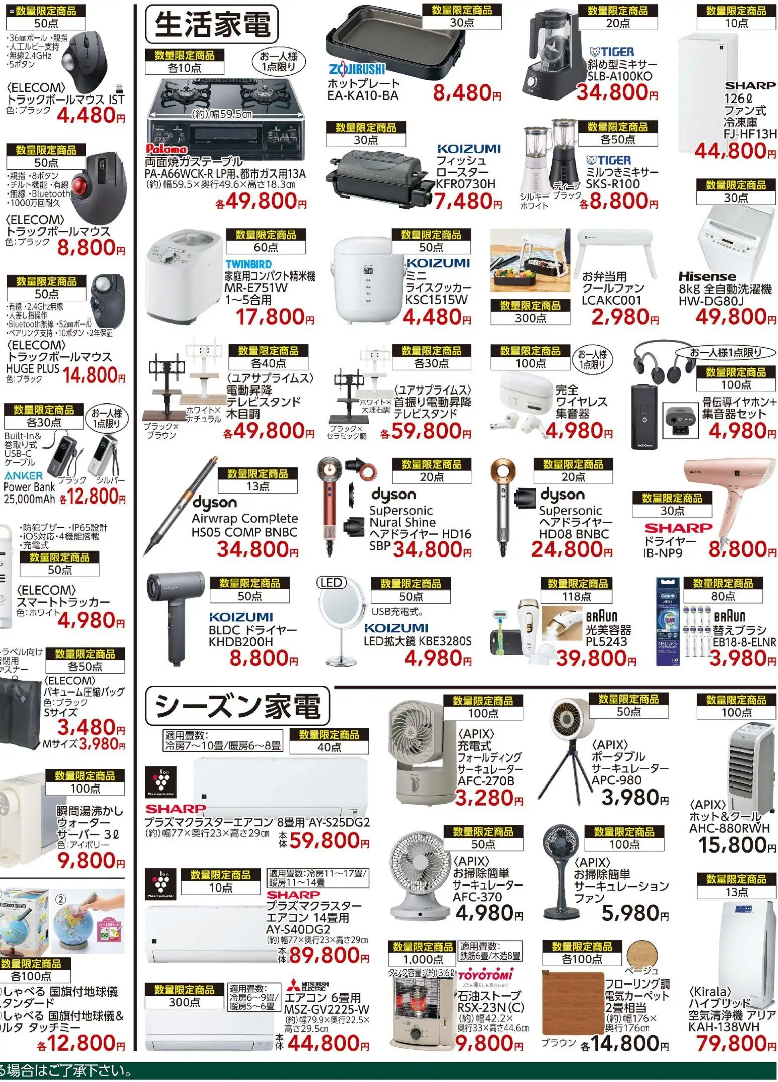 {H1} | ページ: 4 | 製品: ヘアドライヤー, サーキュレーター, 全自動洗濯機, ドライヤー