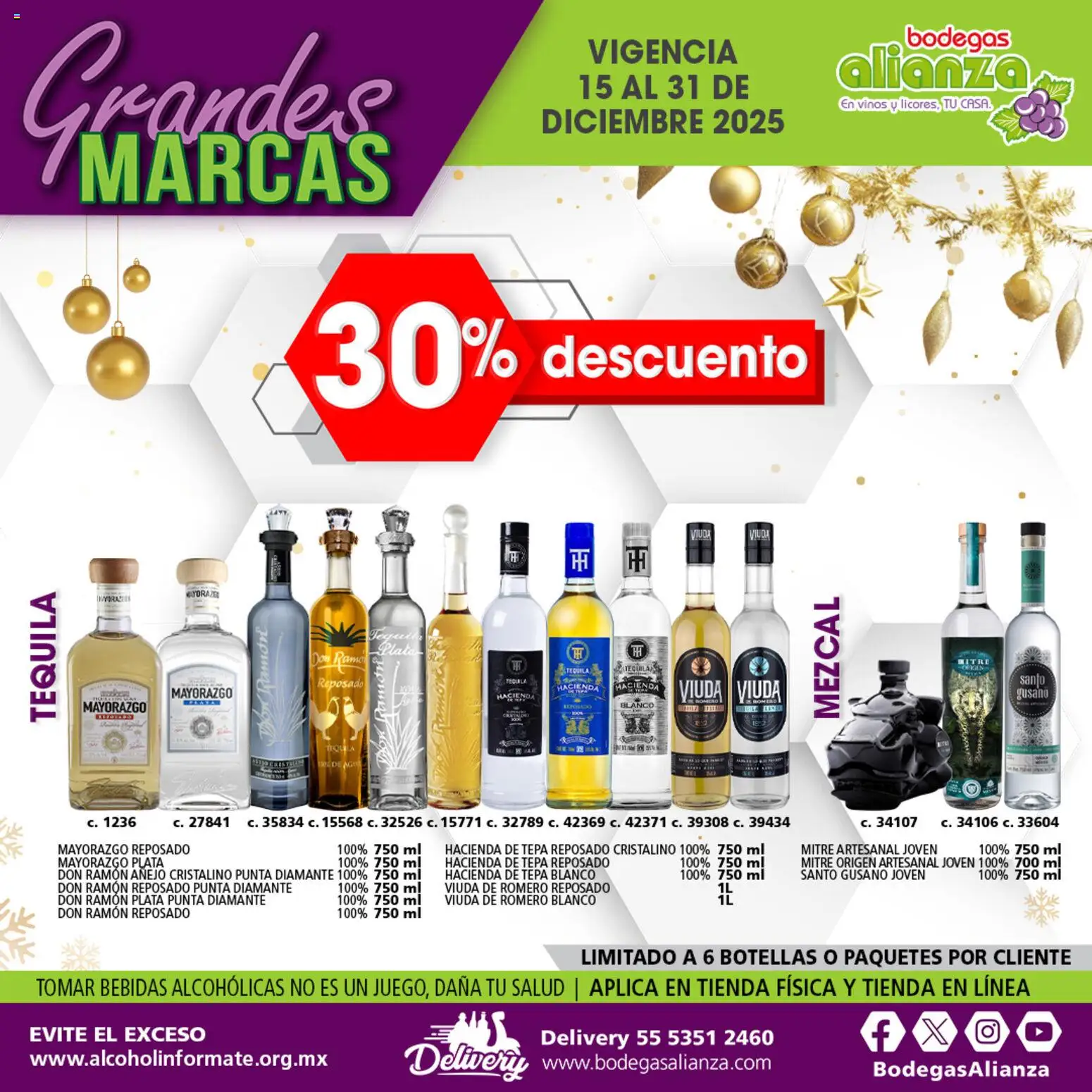 Nuevas ofertas de Bodegas Alianza válidas en toda la República Mexicana desde el 15.12.2025. ¡Encuentra las mejores ofertas en Bodegas Alianza catálogo Grandes Marcas! | Página: 4 | Productos: Tequila