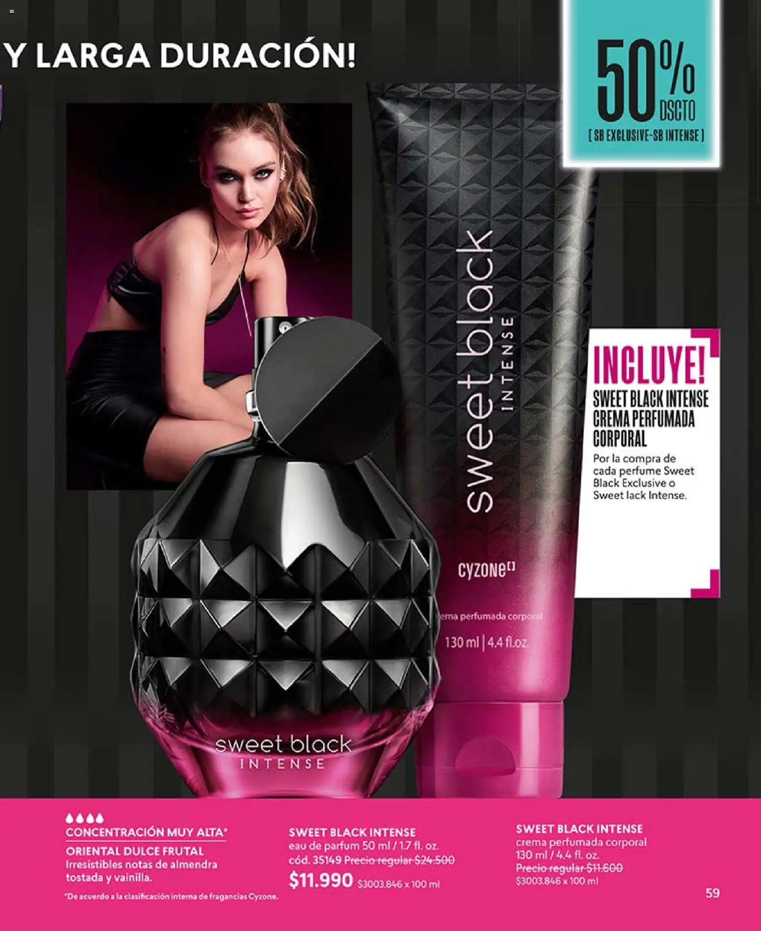 Catálogo CyZone Campaña 6 │ válido desde el 01.04.2026 | Página: 59 | Productos: Almendra, Perfume, Crema