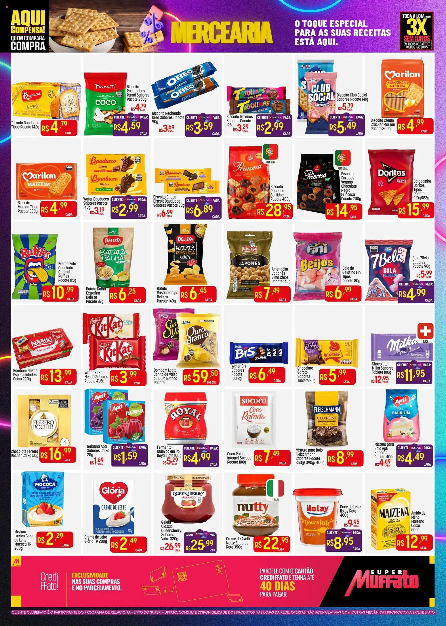 Super Muffato Folheto - válido de 06.04.2026 | Página: 4 | Produtos: Manteiga, Geleia, Bolo, Mistura para bolo