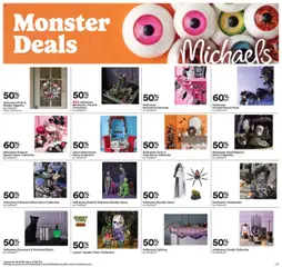 Preview of Michaels weekly ads valid from 19.10.2025