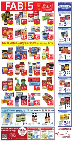 Preview of Albertsons weekly ads valid from 25.02.2026 | Page: 3 | Products: Cheese, Rice, Cream, Sauce