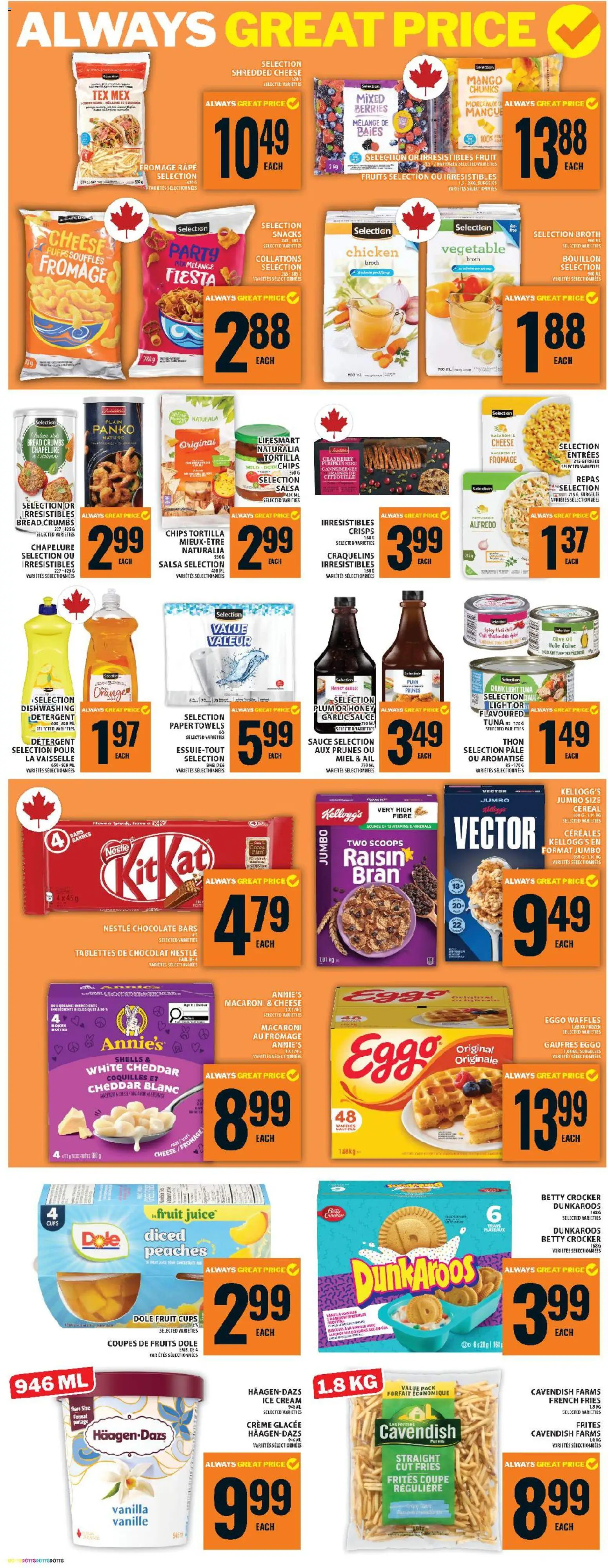 Food Basics flyer valid from 05.03.2026 | Page: 11 | Products: Chips, Cream, Cheese, Chicken