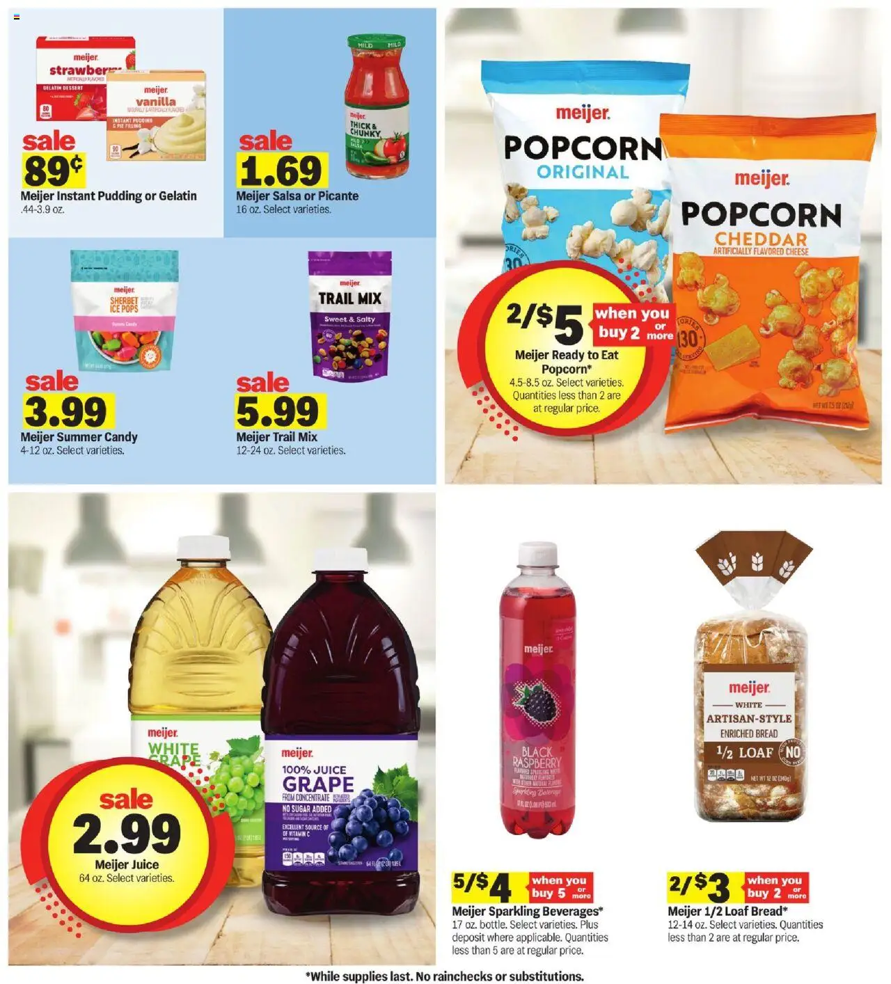 Meijer Weekly Ad - MI - valid from 06.07.2025 | Page: 19 | Products: Vitamin, Cheese, Juice, Raspberry