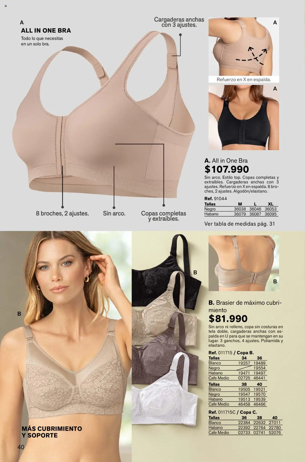 Leonisa revista - valida desde el 04.08.2025 | Página: 40 | Productos: Brasier, Café