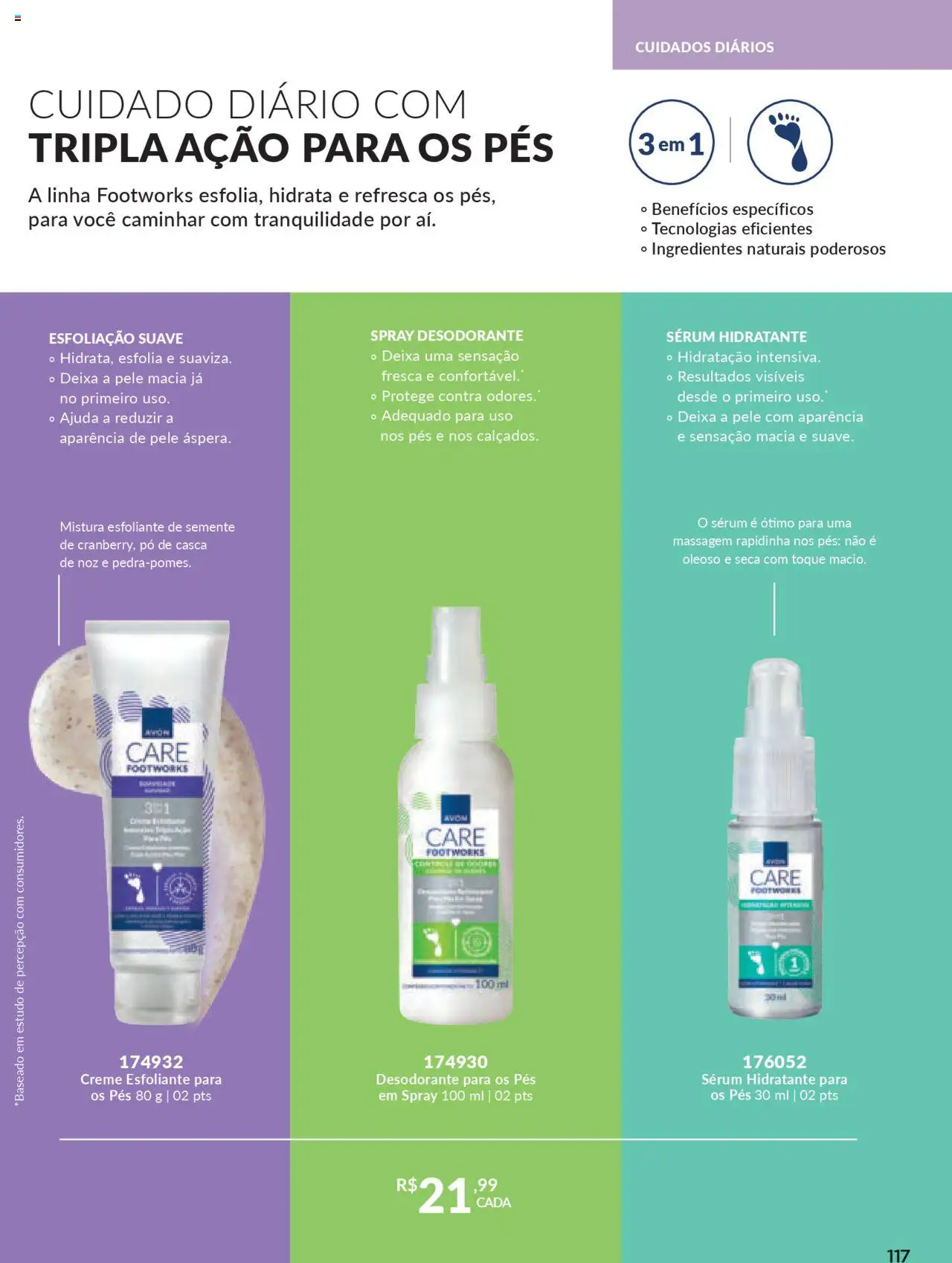 Avon Folheto - válido de 13.08.2025 | Página: 117 | Produtos: Pó, Desodorante, Sérum, Creme