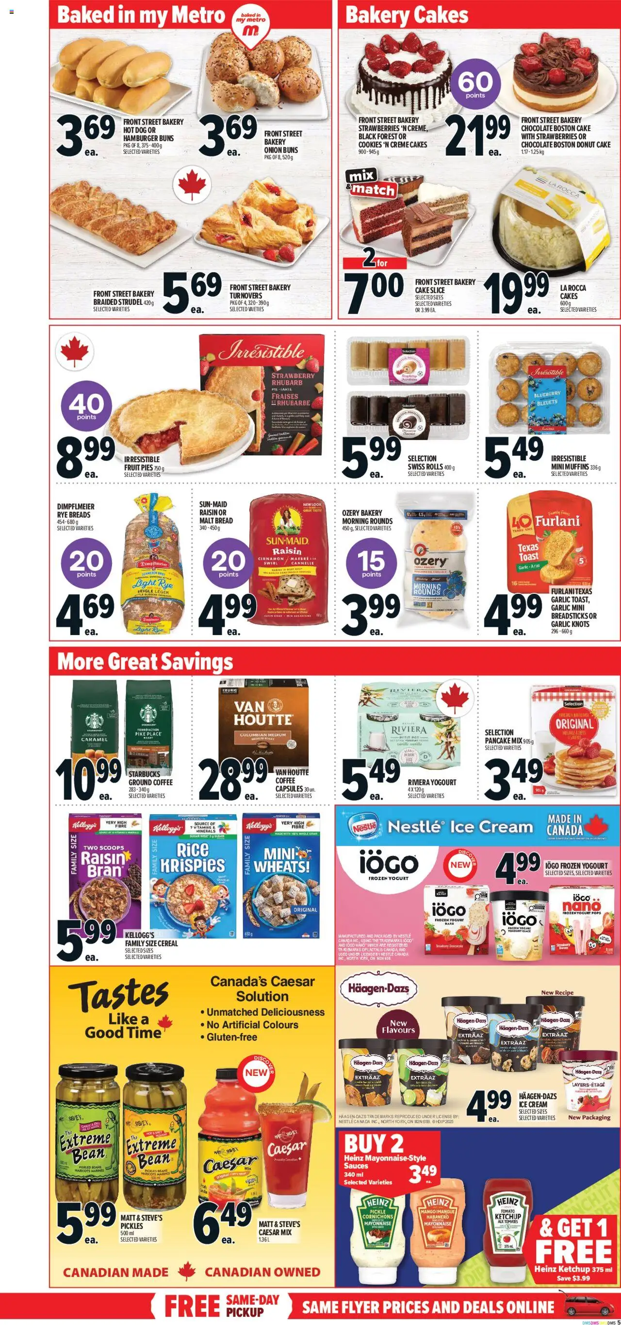 Metro flyer valid from 31.07.2025 | Page: 12 | Products: Ketchup, Cream, Bakery, Bread