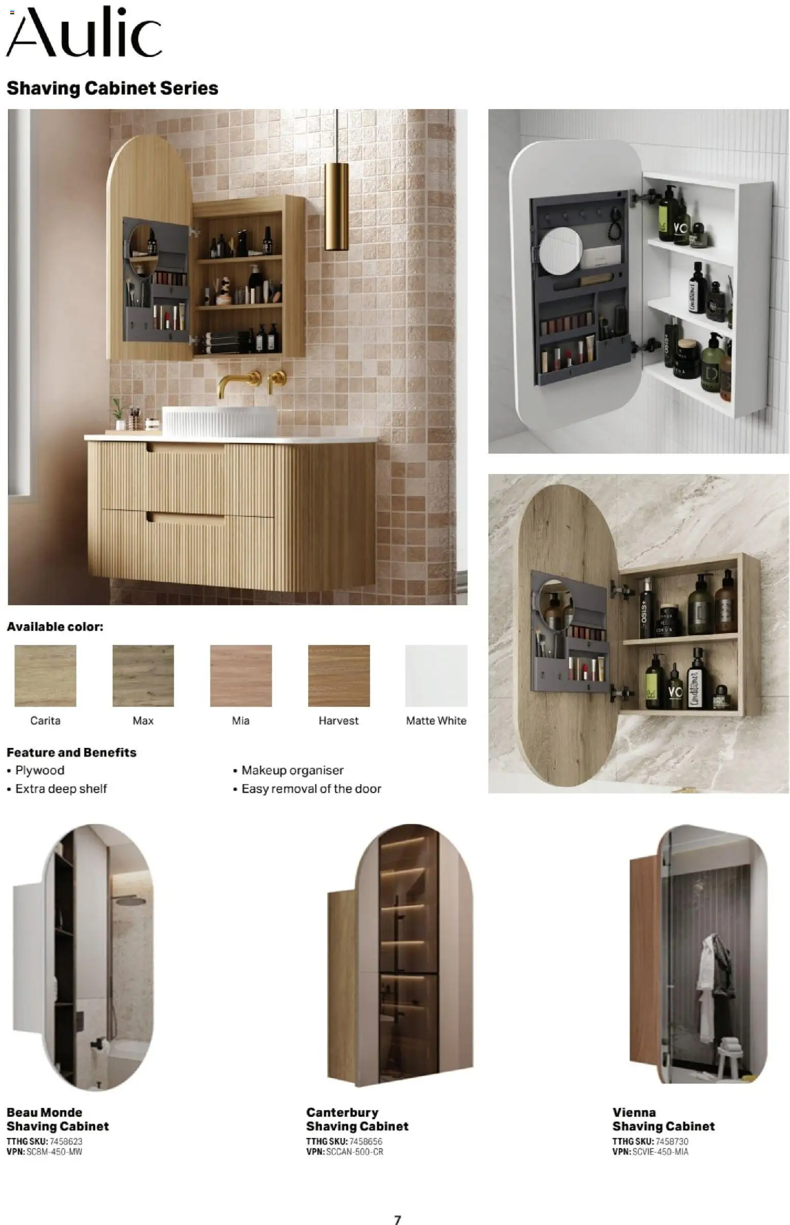 Mitre 10 catalogue - valid from 13.02.2026 | Page: 7 | Products: Cabinet, Shelf, Door, Makeup