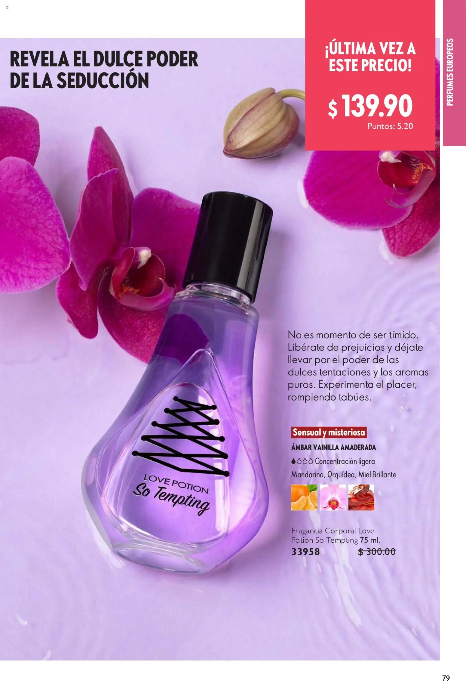 Nuevas ofertas de Oriflame válidas en toda la República Mexicana desde el 27.12.2025. ¡Encuentra las mejores ofertas en Oriflame campaña 1 2026! | Página: 79 | Productos: Dulces, Fragancia