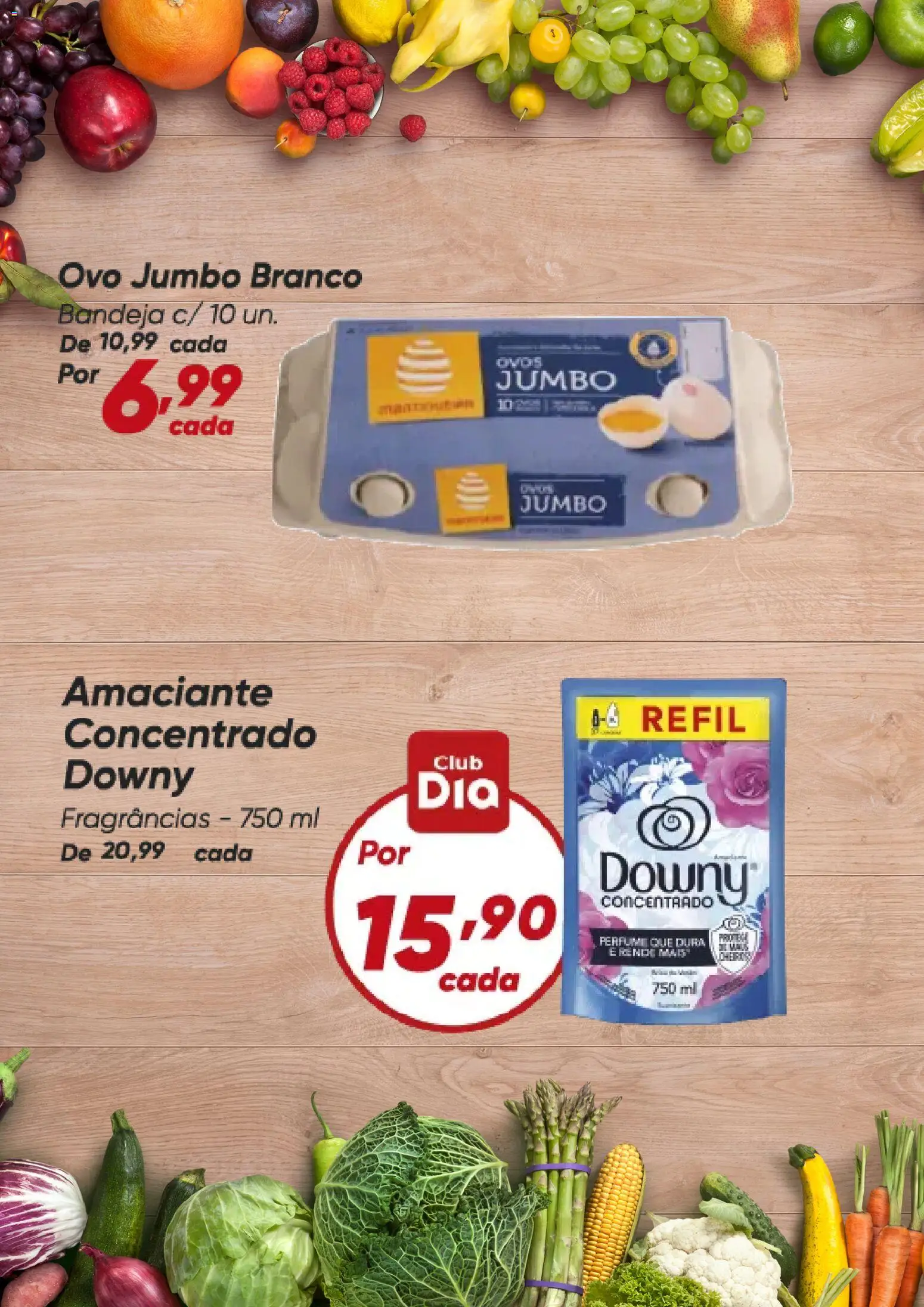 Dia Folheto - válido de 08.01.2026 | Página: 3 | Produtos: Perfume, Ovos, Bandeja, Amaciante