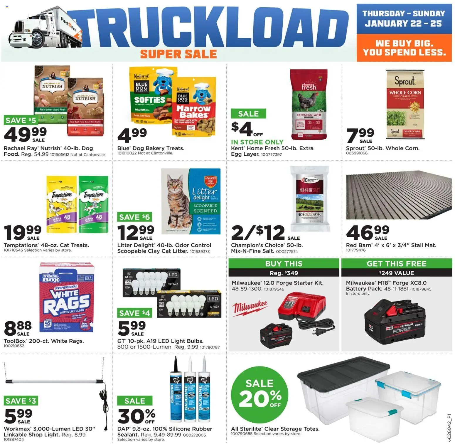 Mills Fleet Farm Truckload Super Sale - valid from 22.01.2026 | Page: 3