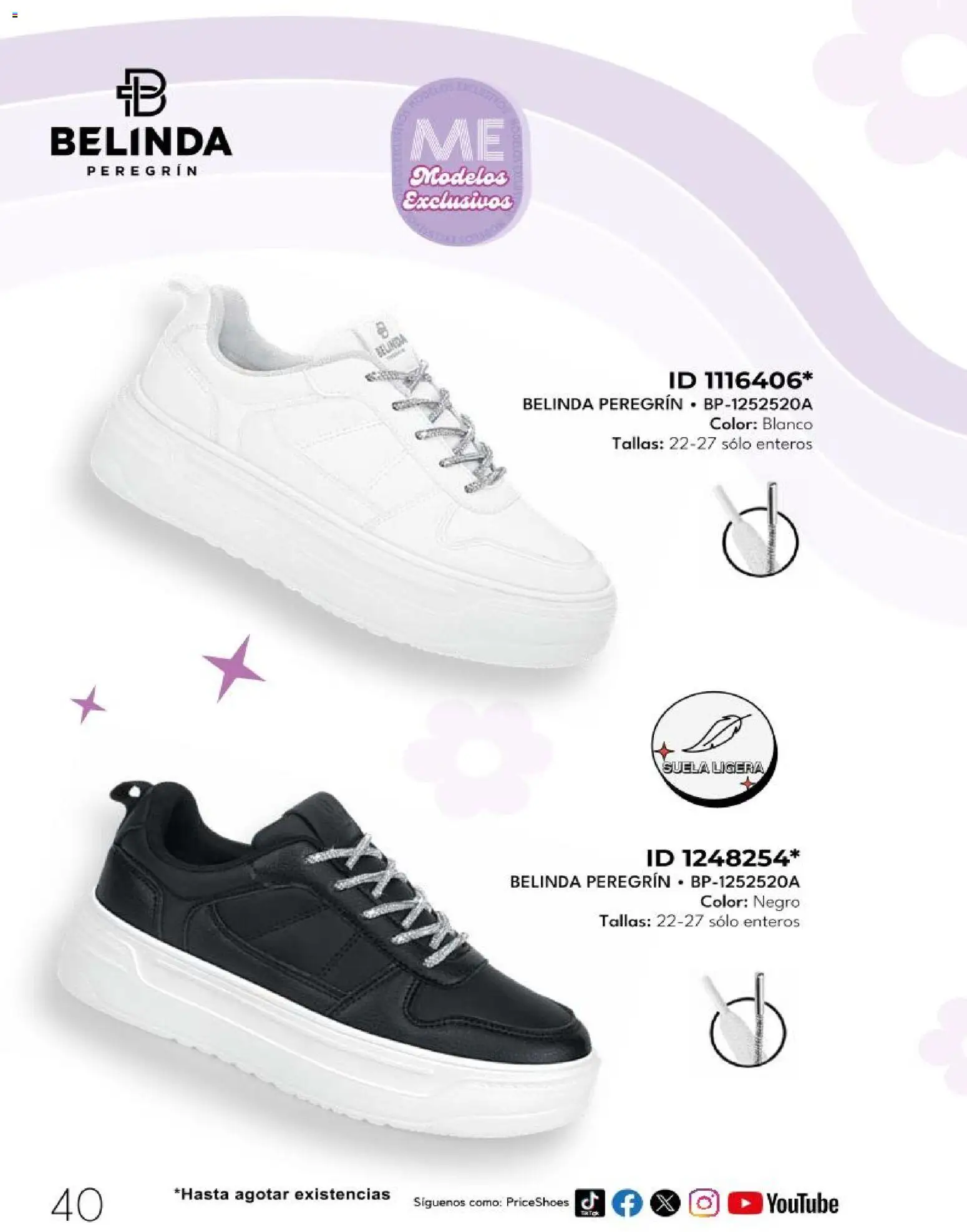 Nuevas ofertas de Price Shoes válidas en toda la República Mexicana desde el 08.12.2025. ¡Encuentra las mejores ofertas en Price Shoes catálogo Belinda! | Página: 40