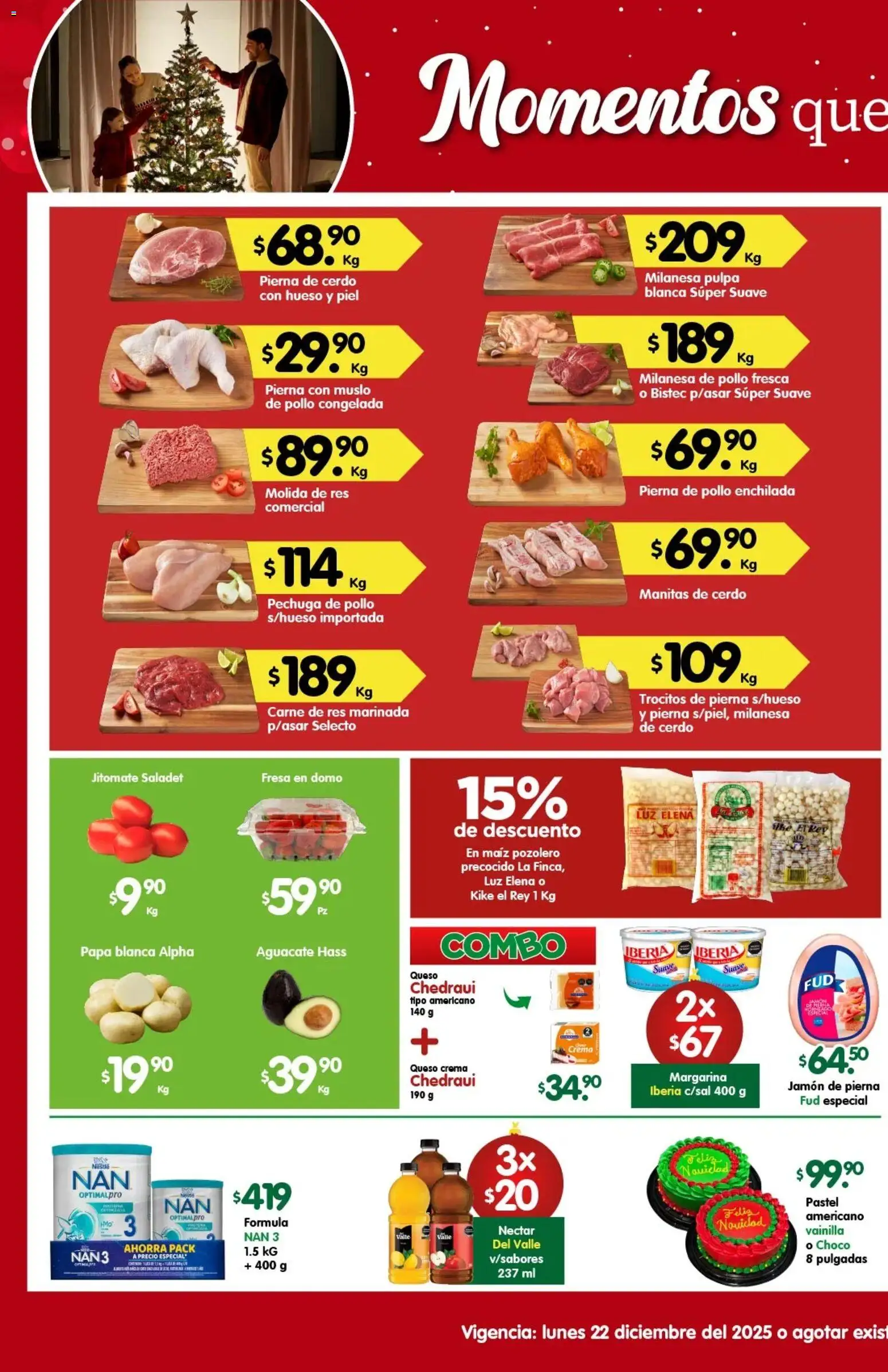 Nuevas ofertas de Arteli válidas en toda la República Mexicana desde el 22.12.2025. ¡Encuentra las mejores ofertas en Arteli folleto Express! | Página: 1 | Productos: Maíz, Crema, Jamón, Margarina