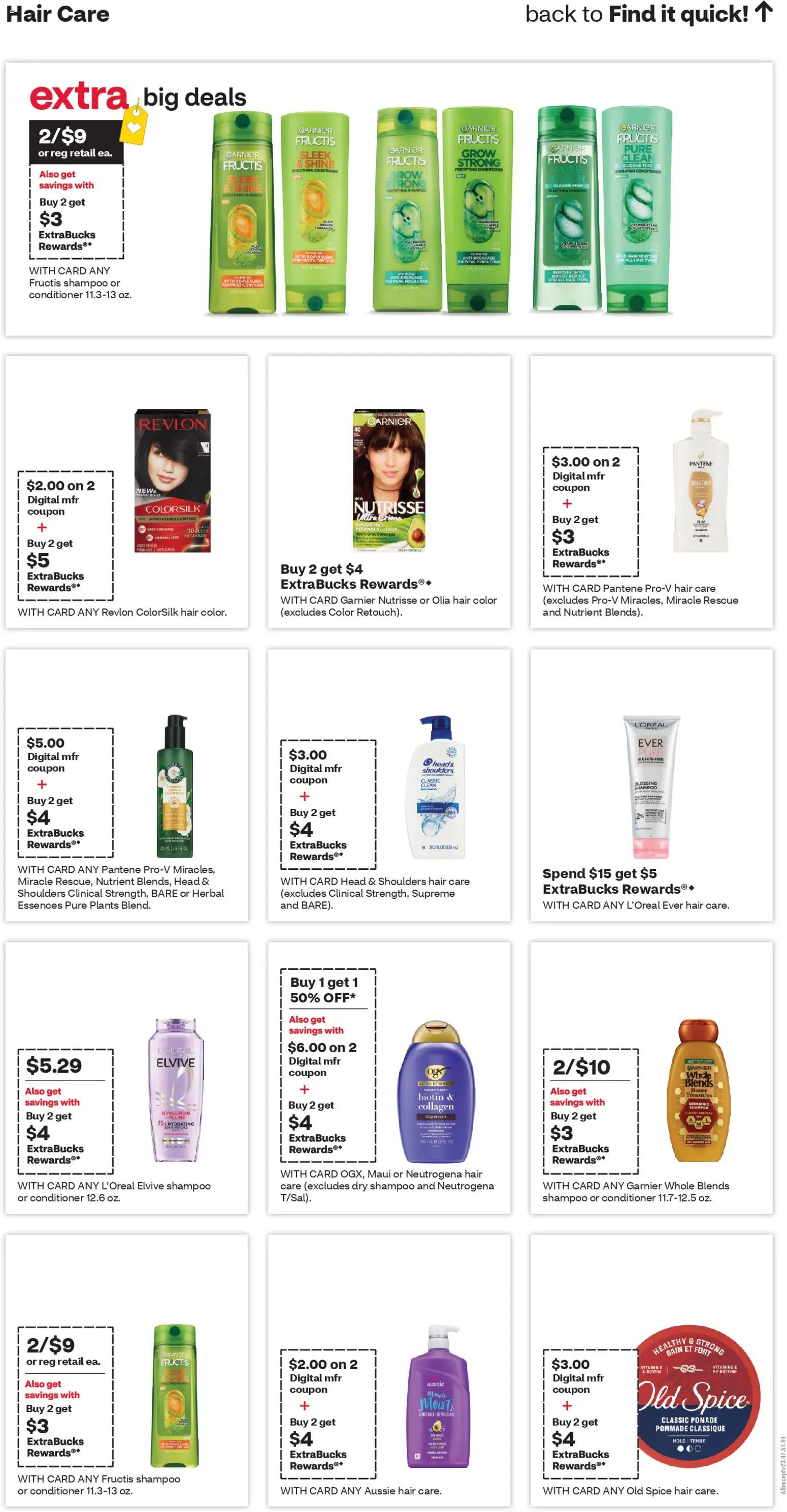 CVS Pharmacy Weekly Ad - ME - valid from 28.12.2025 | Page: 12 | Products: Shampoo, Conditioner, Hair conditioner, Hair color
