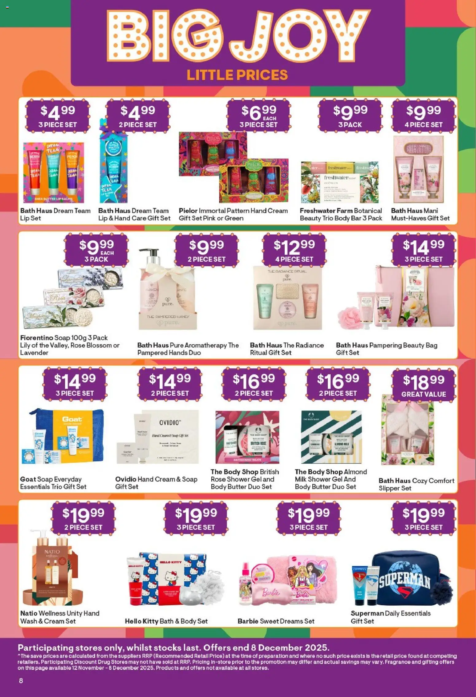 Discount Drug Stores catalogue - valid from 12.11.2025 | Page: 8 | Products: Bath, Soap, Cream, Hand cream