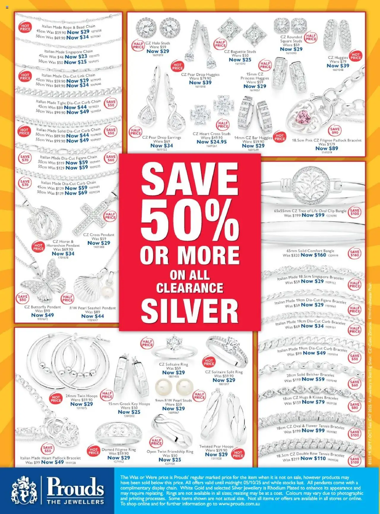 Prouds The Jewellers catalogue - valid from 08.09.2025 | Page: 6 | Products: Bracelet, Chain, Jewellery, Clip