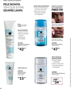 Avon - Campanha 04 - Pré-Visualização do folheto da loja Avon, válido de 18.02.2026 | Página: 24 | Produtos: Batom, Água micelar, Gel de limpeza, Sabonete