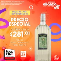 Vista previa de Bodegas Alianza Buen Fin, nuevo folleto de la tienda, válido en México a partir del 13.11.2025 | Página: 10 | Productos: Tequila