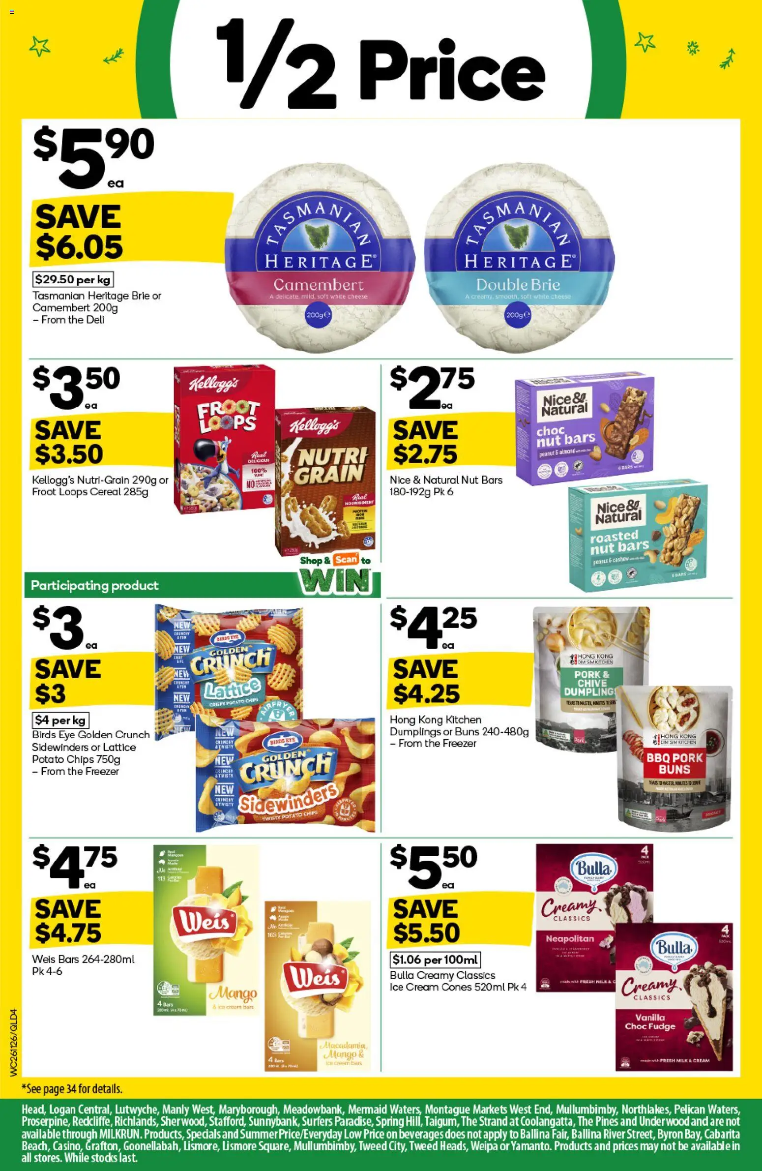 Woolworths catalogue - valid from 26.11.2025 | Page: 4 | Products: Cheese, Pork, Cream, Mango