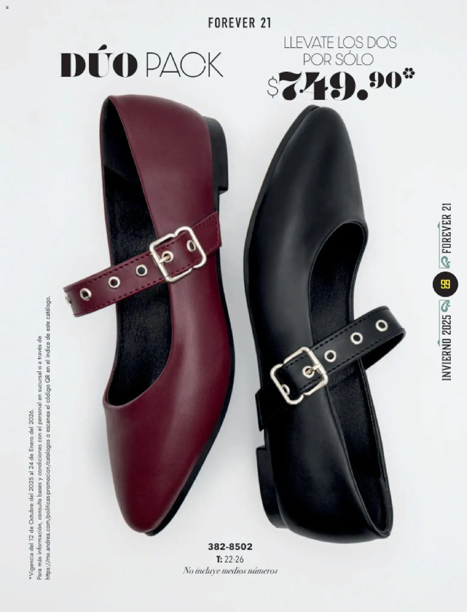 Nuevas ofertas de Andrea válidas en toda la República Mexicana desde el 26.11.2025. ¡Encuentra las mejores ofertas en Andrea catálogo Invierno! | Página: 99