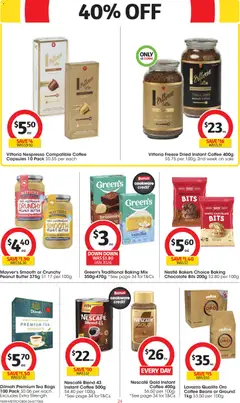 Preview of Coles catalogue  - valid from 08.04.2026 | Page: 24 | Products: Tea, Salt, Sugar, Nescafe