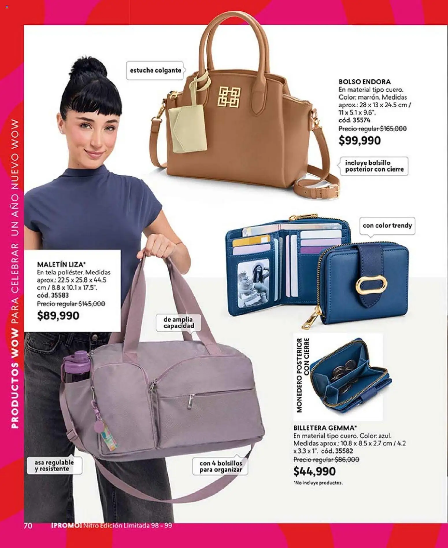 CyZone revista - valida desde el 01.01.2026 | Página: 70 | Productos: Bolso, Billetera, Estuche, Maletin