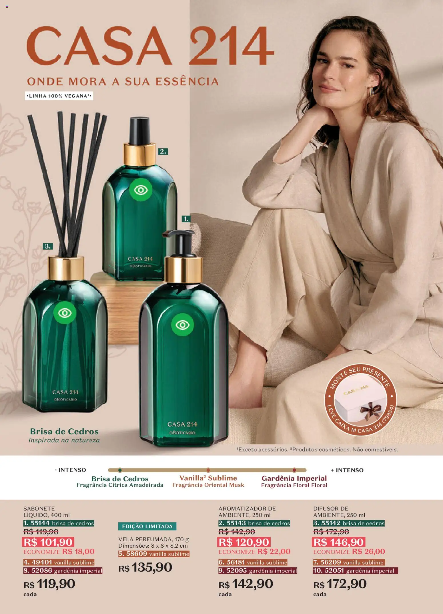 O Boticário Folheto - válido de 09.02.2026 | Página: 99 | Produtos: Difusor, Fragrância, Caixa, Sabonete
