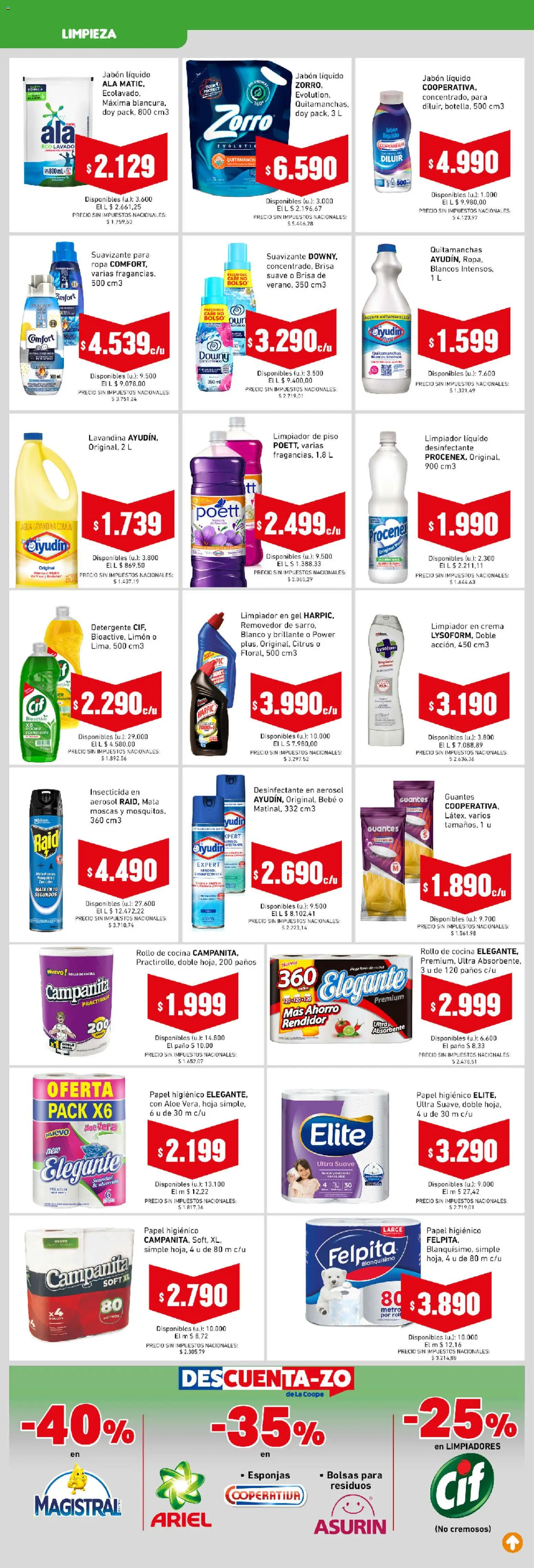 Cooperativa Obrera - Ahorrón │ válido desde el 29.01.2026 | Página: 8 | Productos: Papel higiénico, Jabón, Ropa, Crema