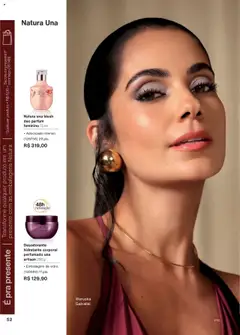 Natura - Ciclo 16/2025 - Pré-Visualização do folheto da loja Natura, válido de 01.10.2025 | Página: 52 | Produtos: Blush, Hidratante corporal, Desodorante