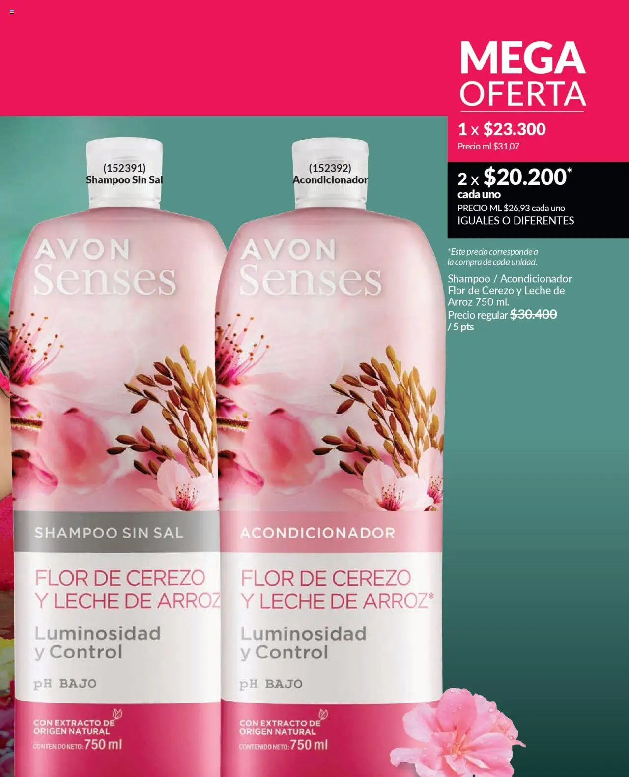 Avon revista - valida desde el 12.09.2025 | Página: 148 | Productos: Arroz, Sal, Shampoo, Acondicionador