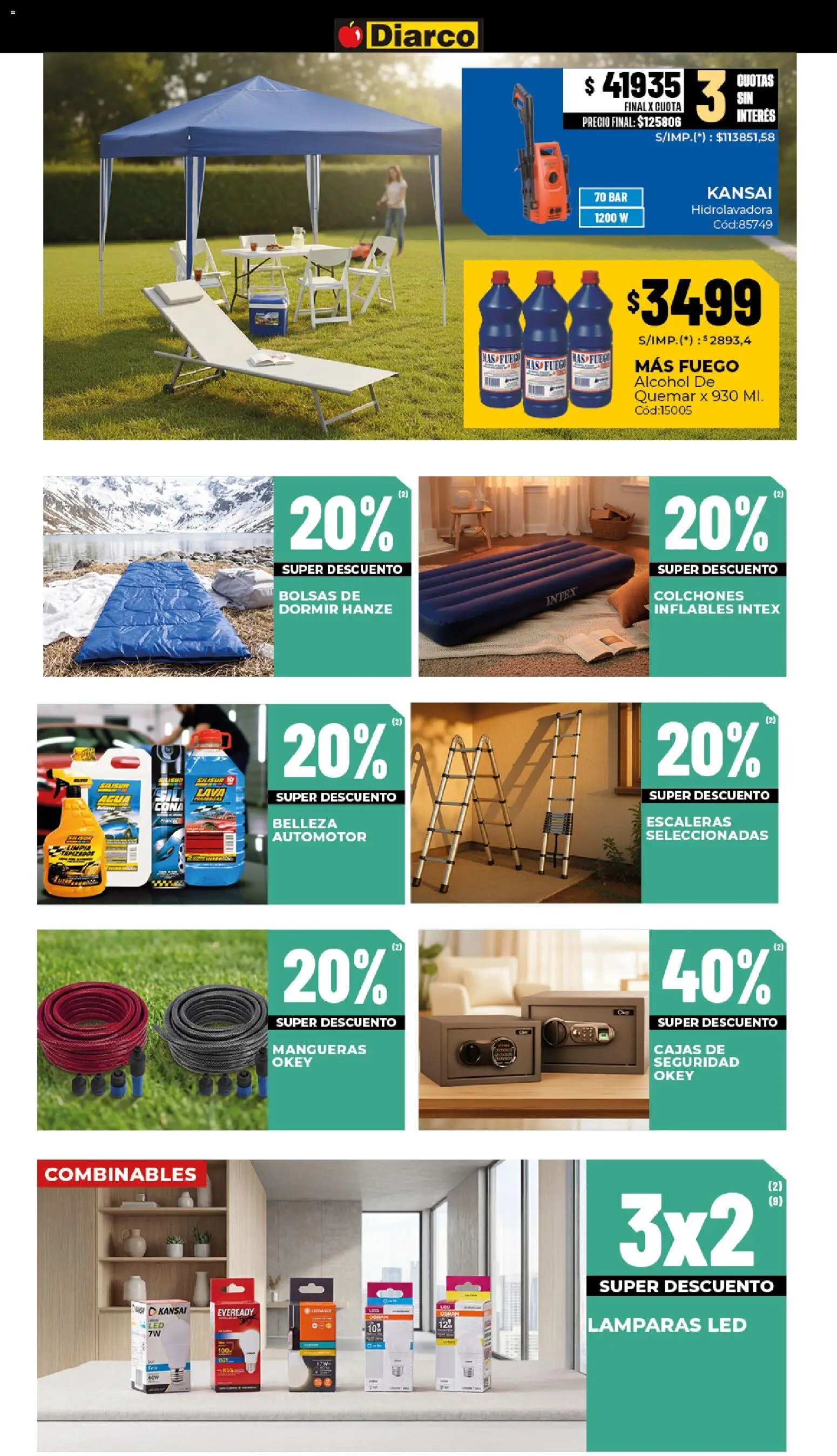 Diarco ofertas │ válido desde el 27.04.2026 | Página: 20 | Productos: Agua, Hidrolavadora