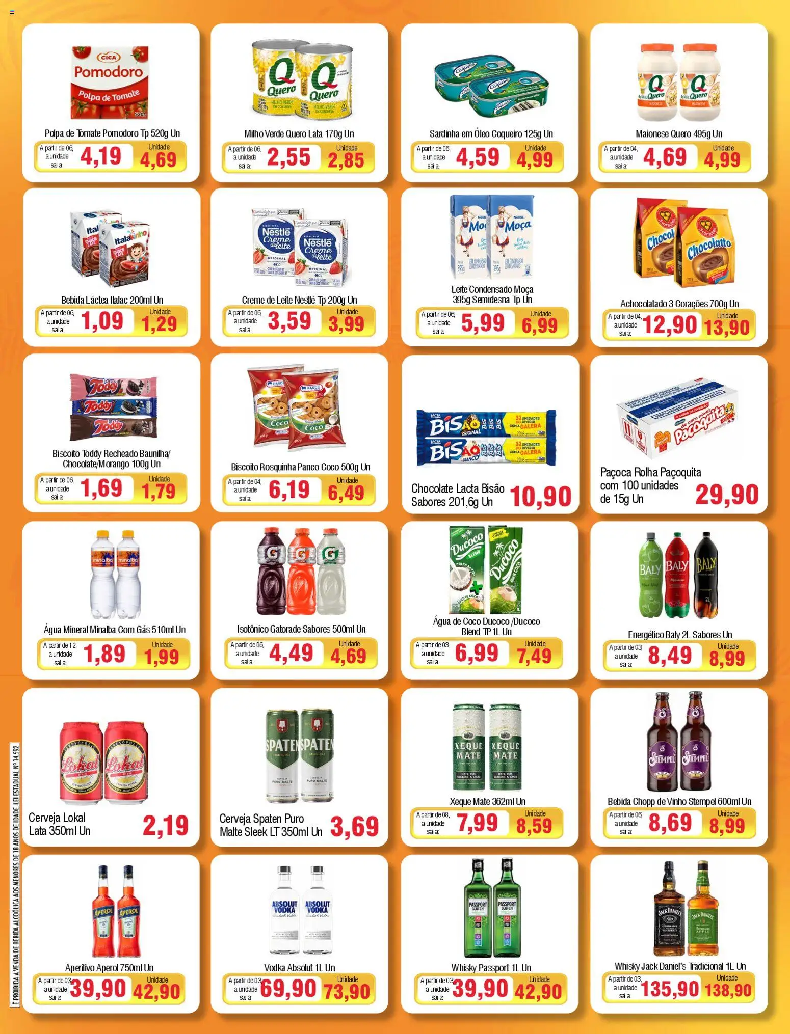 Spani Atacadista Folheto - válido de 27.01.2026 | Página: 3 | Produtos: Leite, Chocolate, Água mineral, Rosquinha