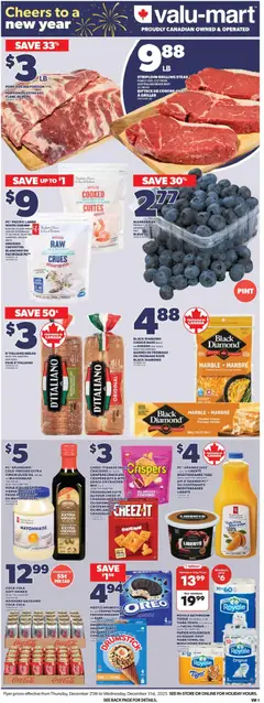 Preview of Valu Mart weekly flyer from shop Valu Mart valid from 25.12.2025 | Page: 3