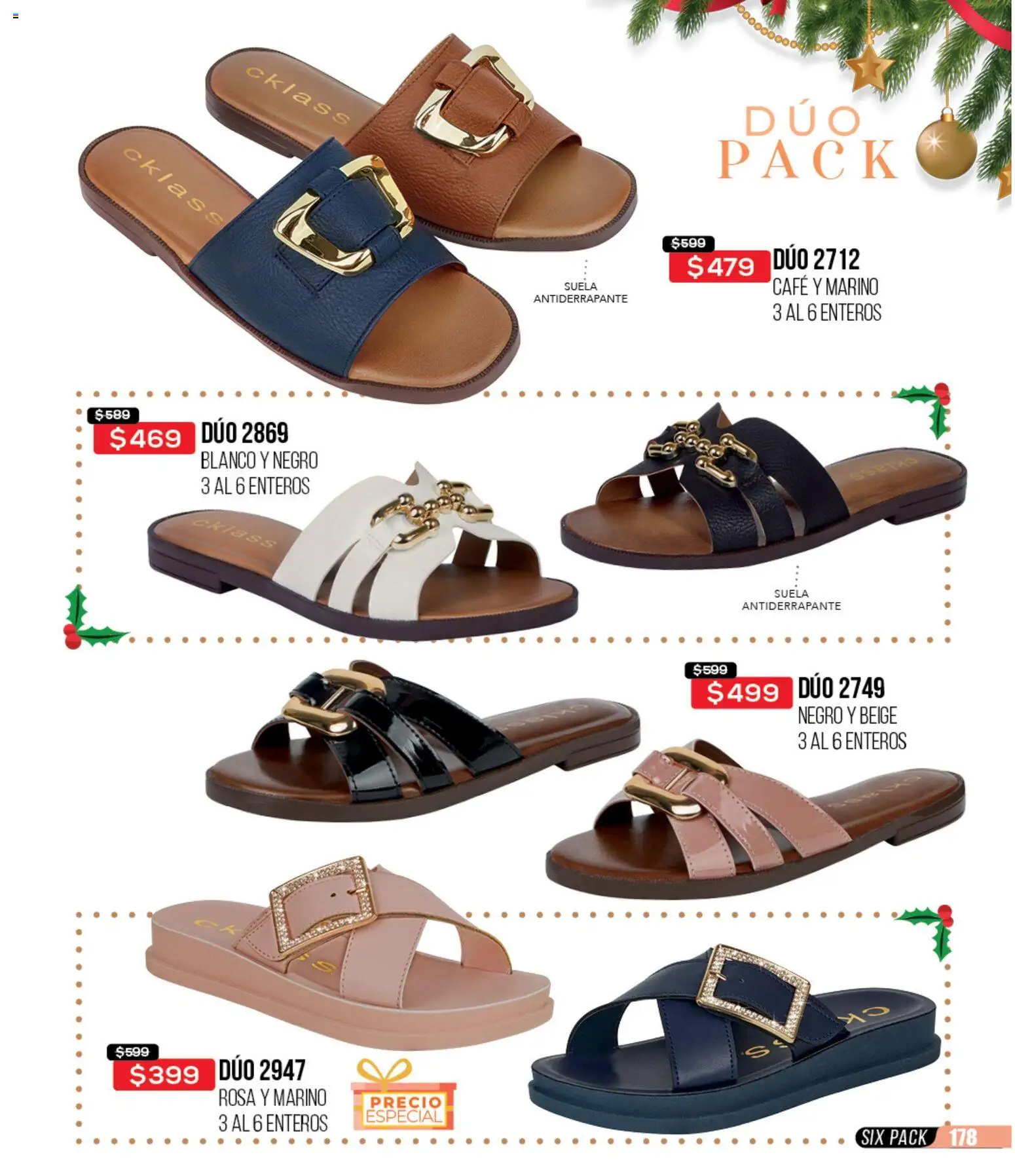 Nuevas ofertas de Cklass válidas en toda la República Mexicana desde el 30.11.2025. ¡Encuentra las mejores ofertas en Cklass catálogo Rebajas Navideñas Calzado! | Página: 179 | Productos: Café