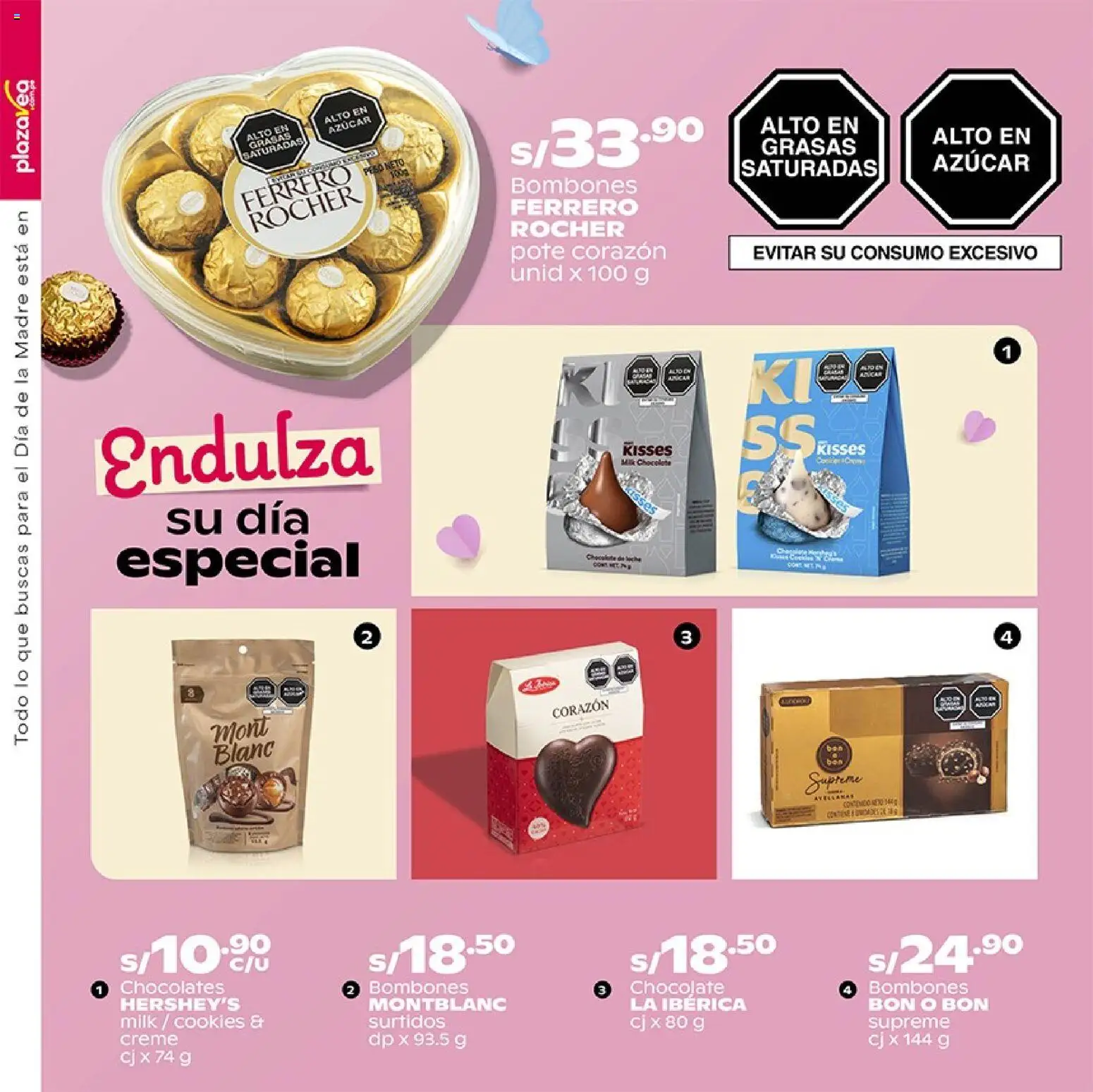 Catálogo Plaza Vea válido desde 27.04.2026 | Página: 2 | Productos: Chocolate, Peso