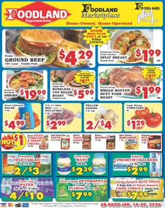 Preview of Foodland weekly ads valid from 14.01.2026