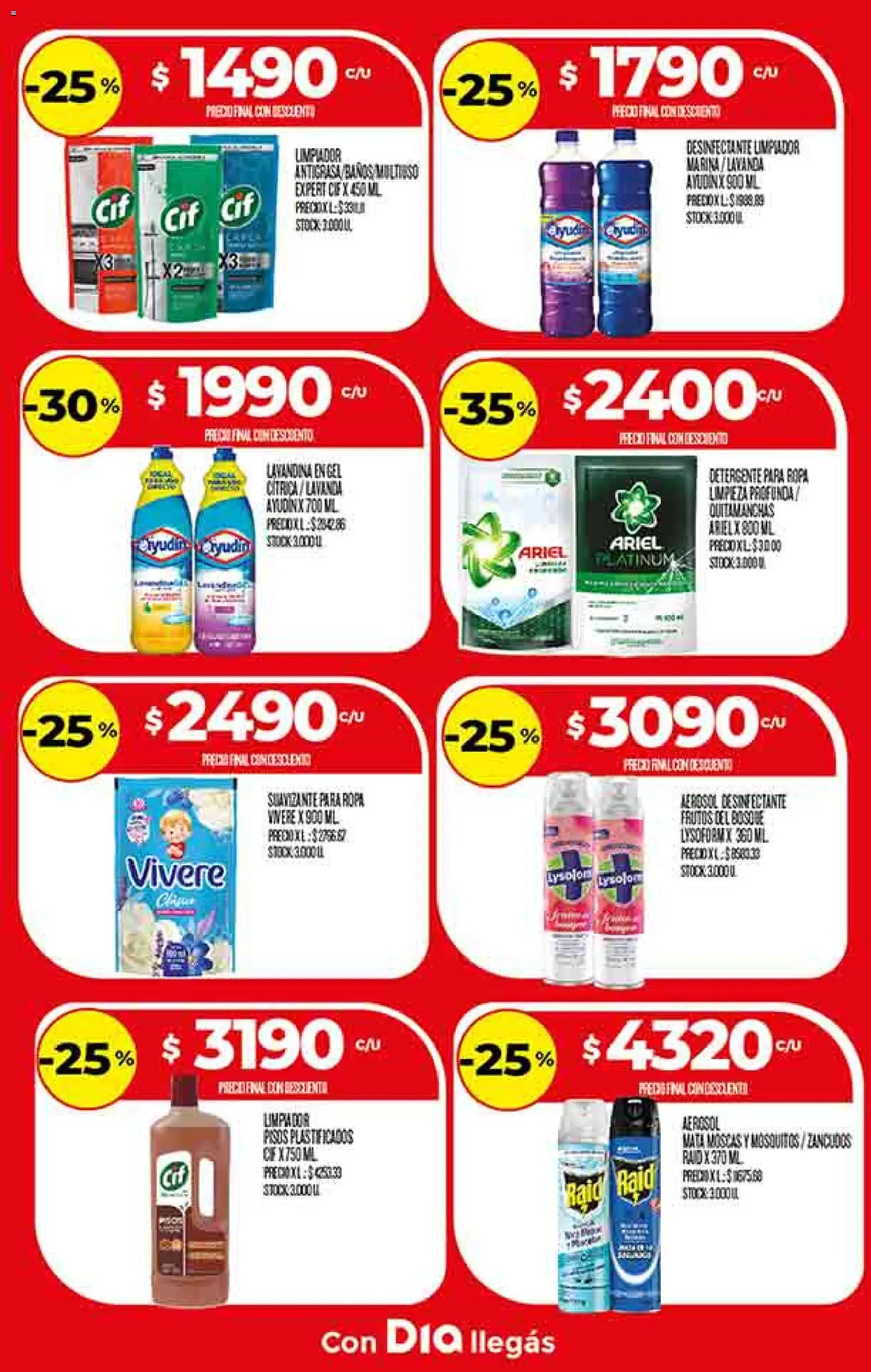 Supermercado DIA Ofertas │ válido desde el 10.12.2025 | Página: 21 | Productos: Mata moscas, Desinfectante, Lavandina, Detergente