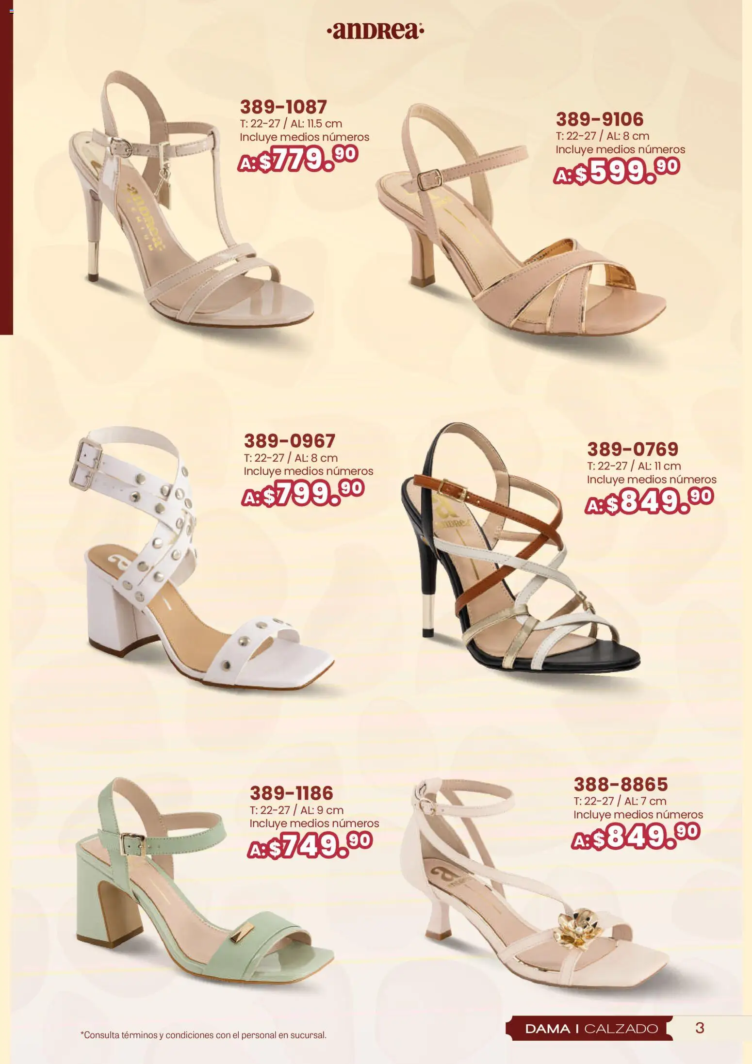 Nuevas ofertas de Andrea válidas en toda la República Mexicana desde el 25.01.2026. ¡Encuentra las mejores ofertas en Andrea catálogo San Vatentín! | Página: 3