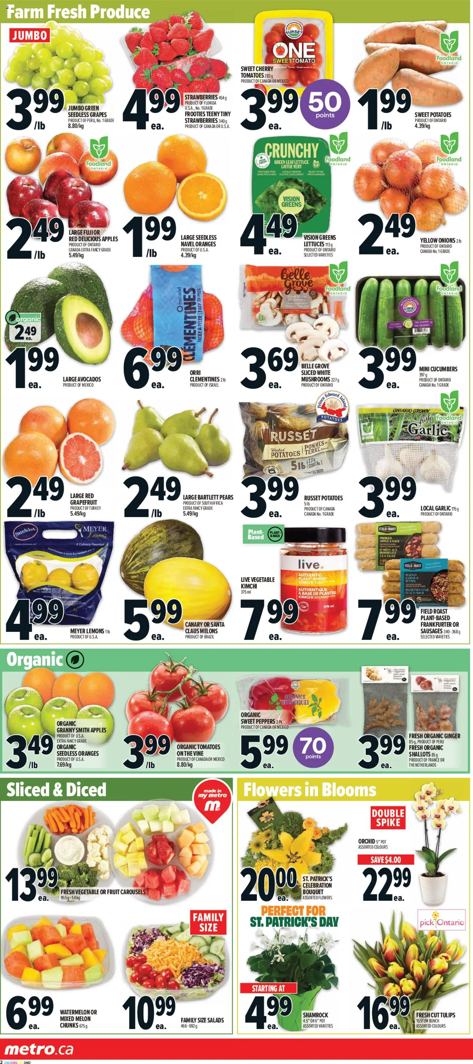Metro flyer valid from 12.03.2026 | Page: 6 | Products: Strawberries, Cucumbers, Potatoes, Tomatoes