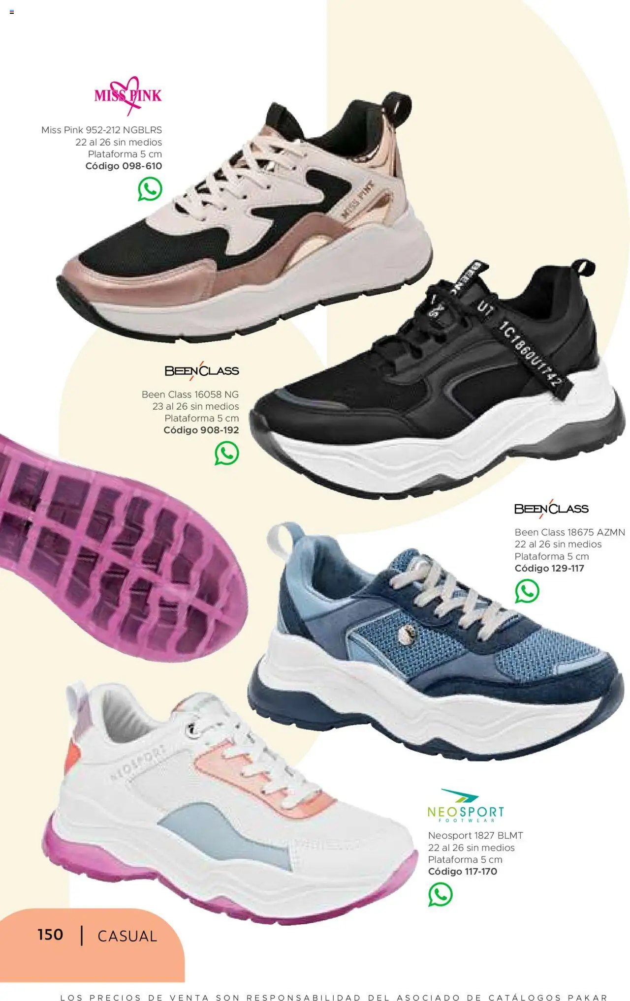 Nuevas ofertas de SC Pakar válidas en toda la República Mexicana desde el 24.07.2025. ¡Encuentra las mejores ofertas en SC Pakar - Catálogo Casual otoño / invierno! | Página: 150