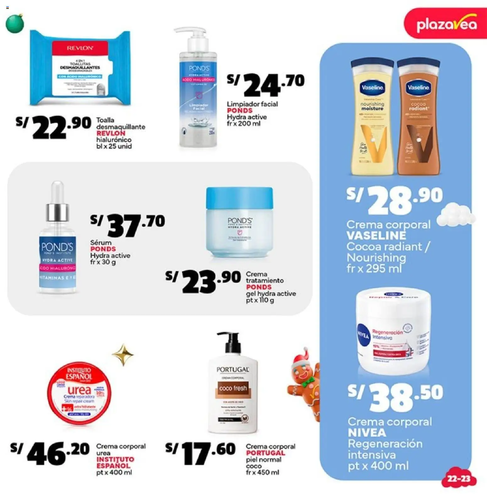 Catálogo Plaza Vea válido desde 17.11.2025 | Página: 23 | Productos: Toalla, Crema