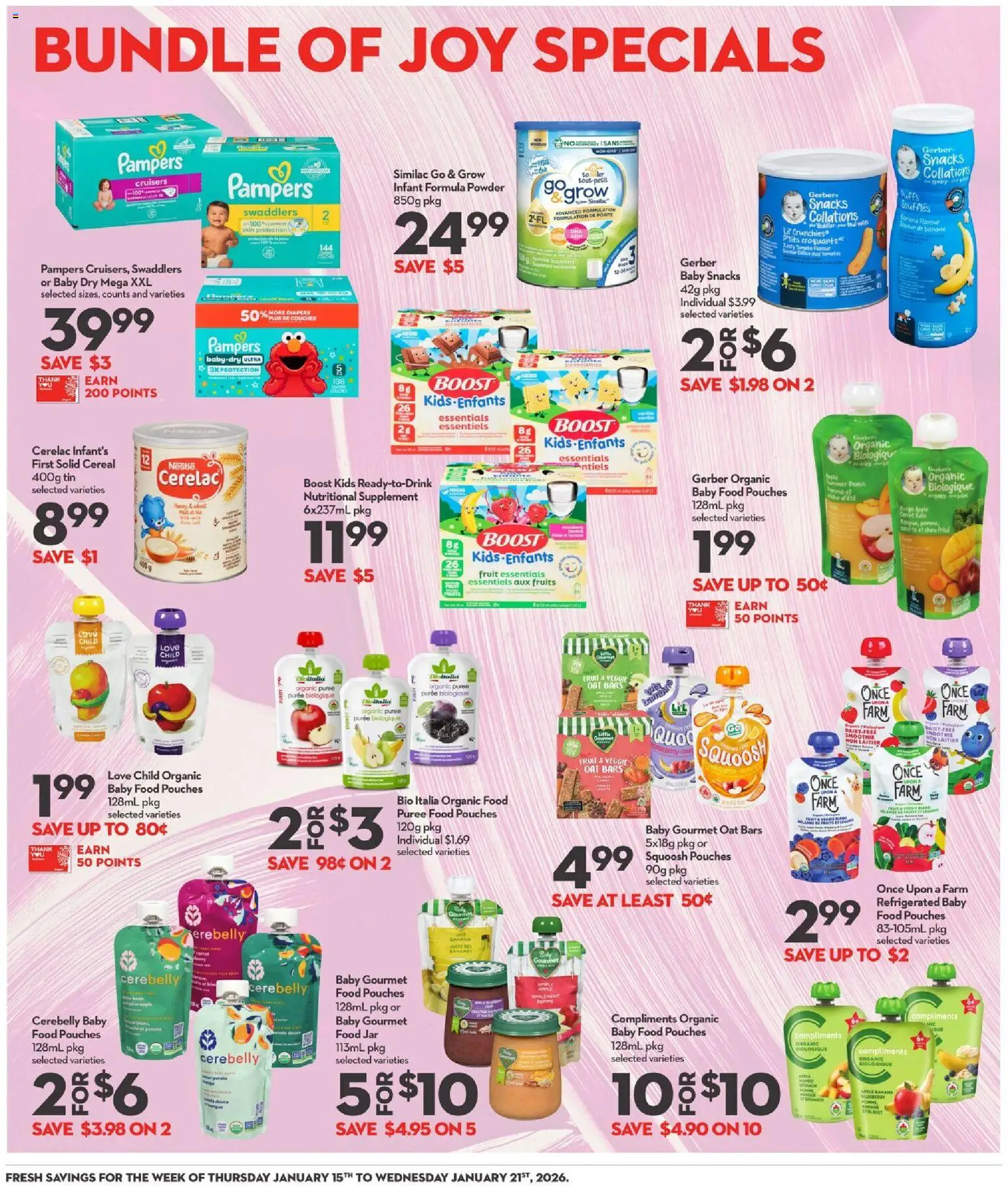 Longo's flyer valid from 15.01.2026 | Page: 12 | Products: Carrot, Powder