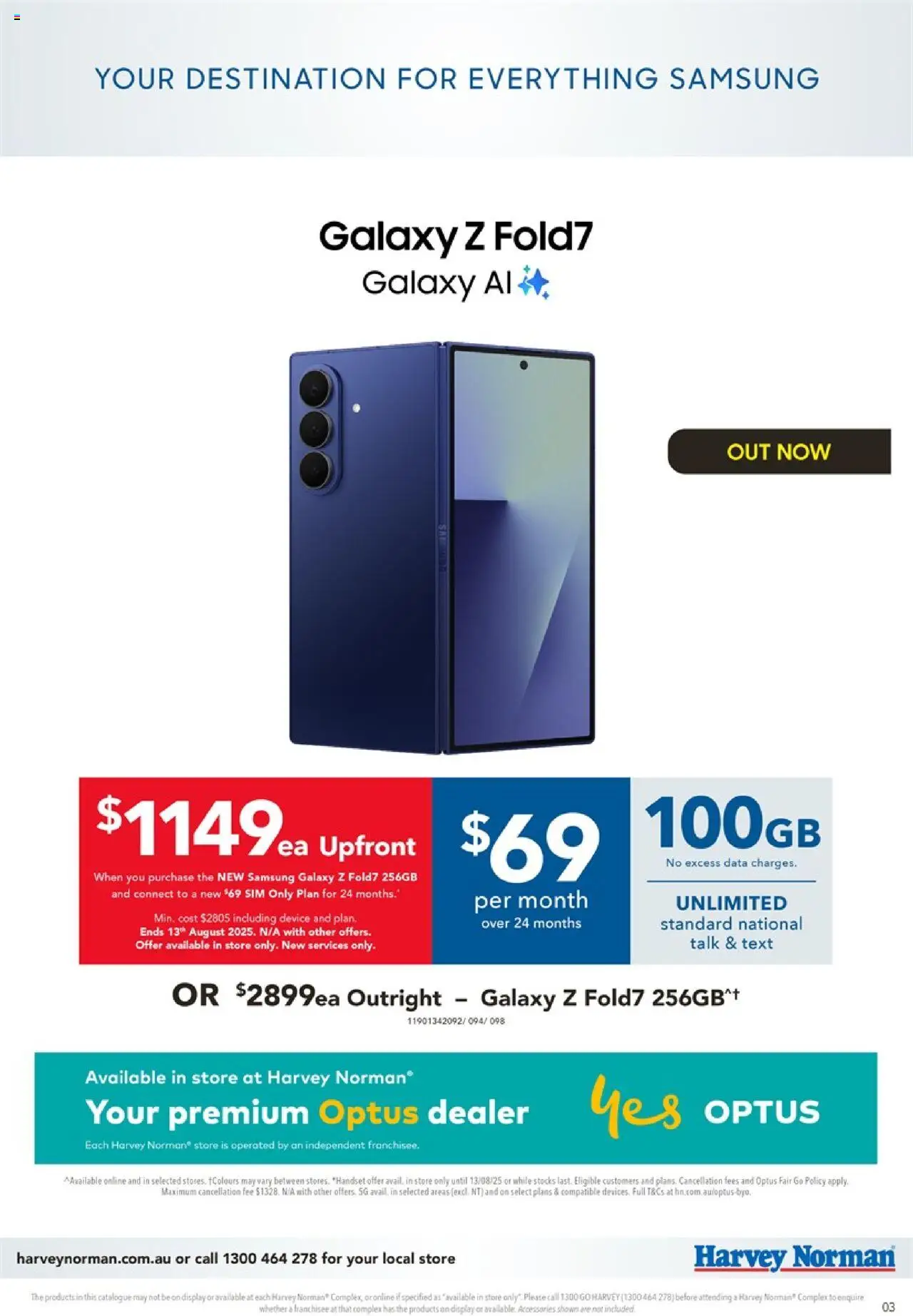 Harvey Norman catalogue - valid from 01.08.2025 | Page: 3 | Products: Accessories, Device