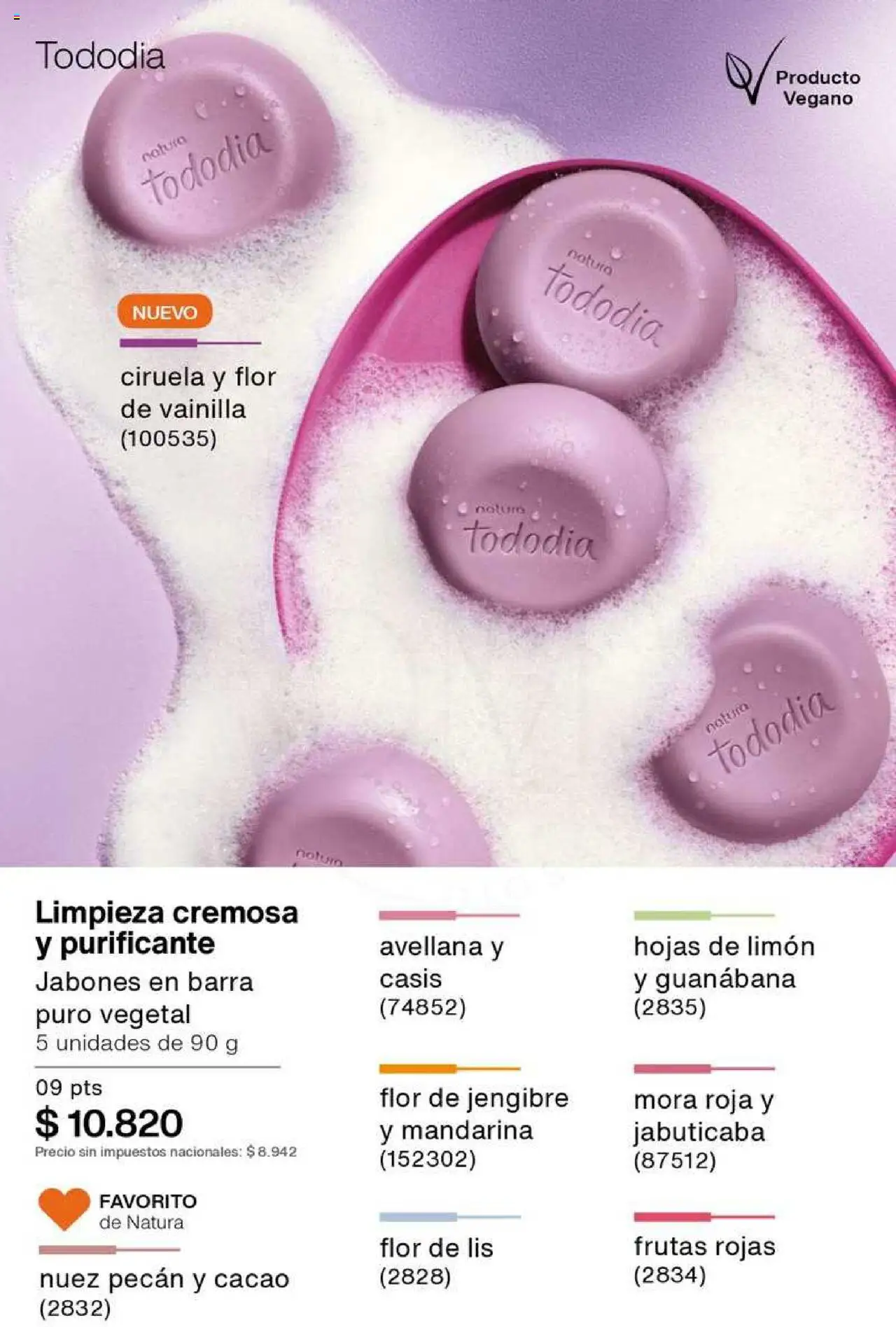 Catálogo Natura Ciclo 8 │ válido desde el 03.06.2025 | Página: 189 | Productos: Limón, Nuez, Cacao